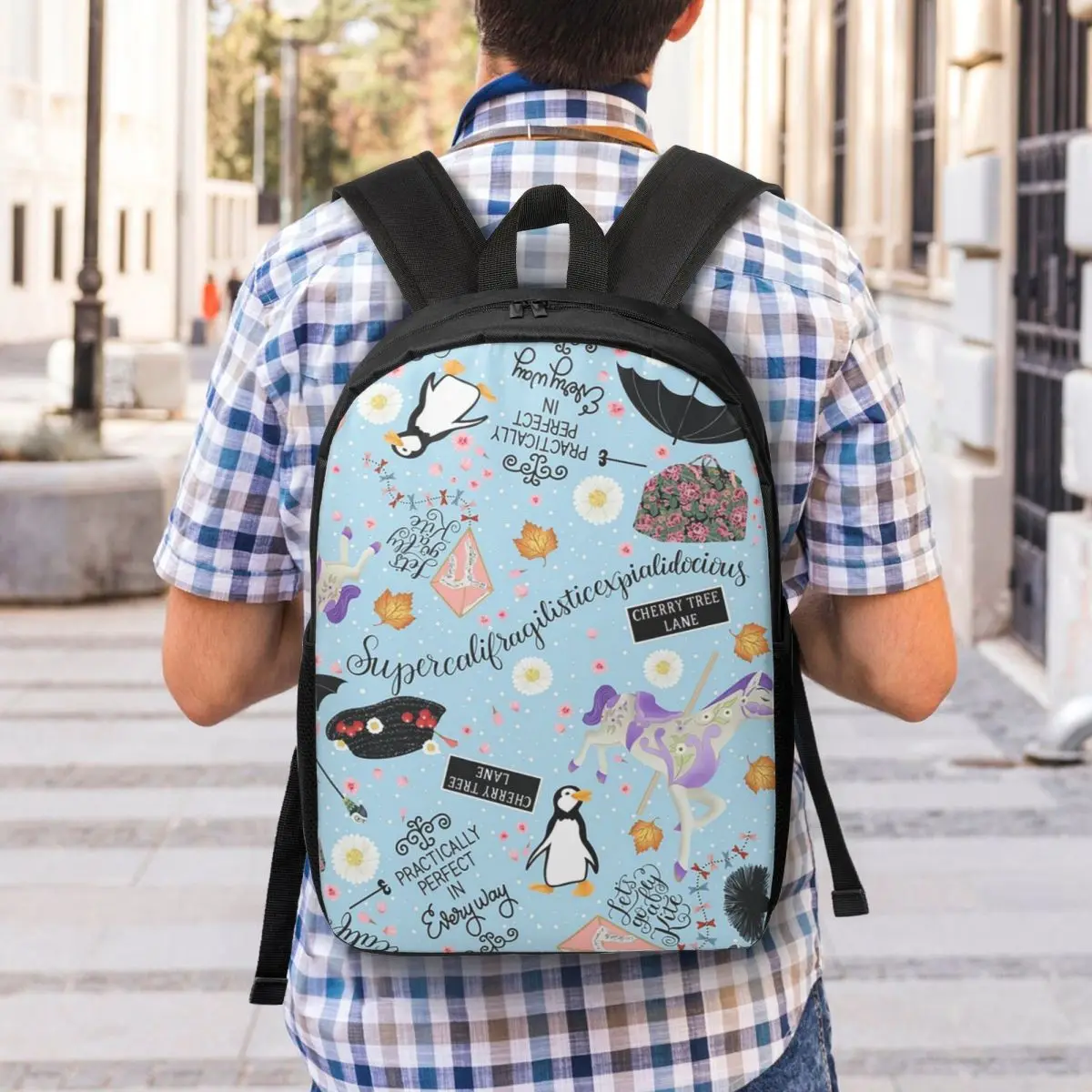 حقائب ظهر ماري بوبينز المثالية على مستوى العالم للنساء للأولاد والبنات حقيبة كتب للأطفال حقائب مدرسية قابلة للحمل حقيبة كتف