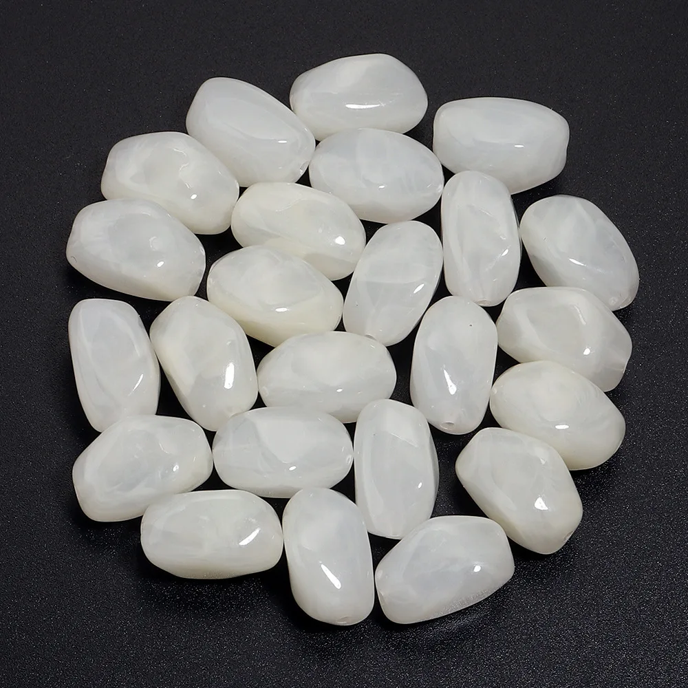 20 stks/partij Onregelmatige Acryl Kralen Tweekleurige Cloud Kralen Maken Meteoriet vorm Losse Spacer Kralen DIY Armband Ketting