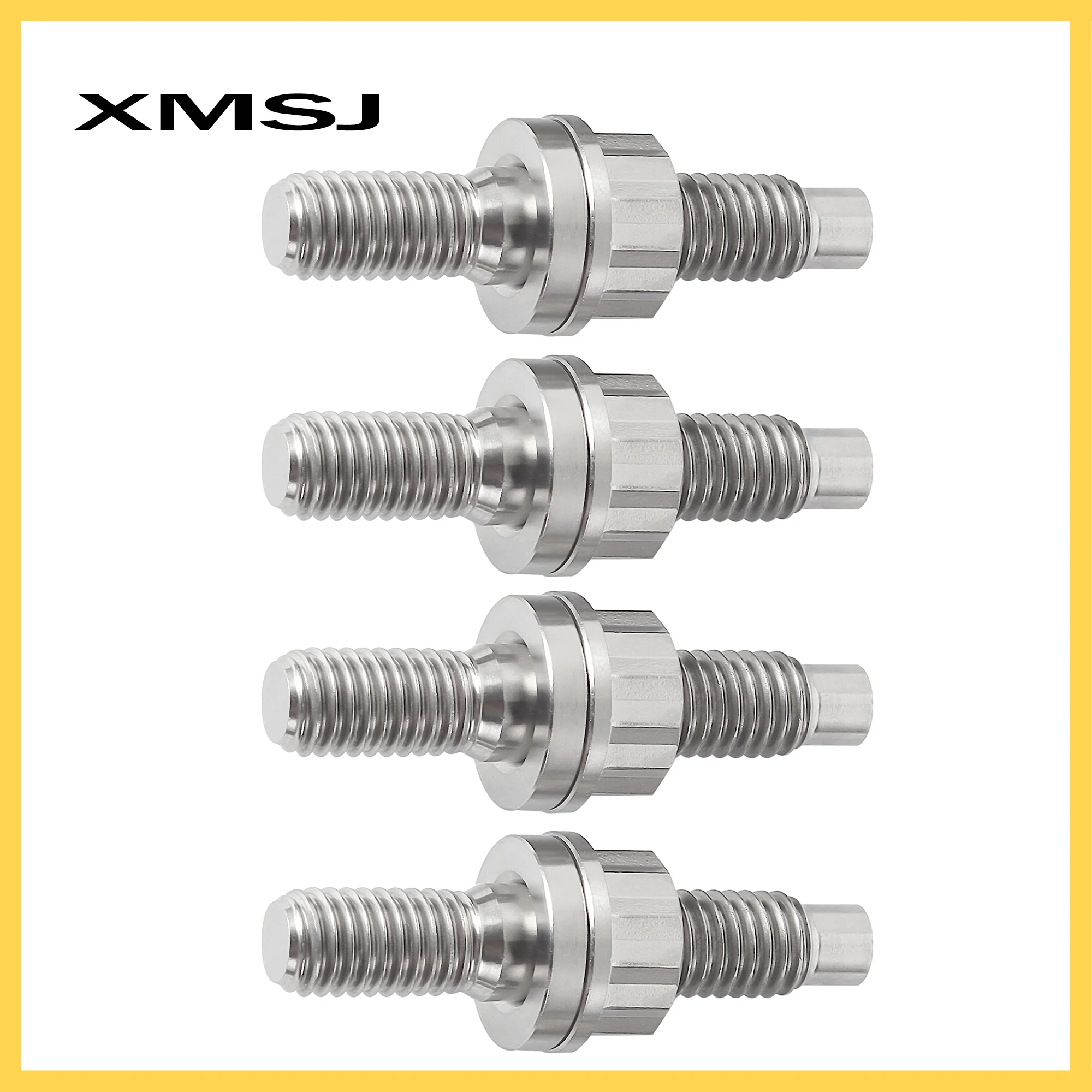 XMSJ Exhaust Manifold Stud Bolt M8/M10 Intake Or Exhaust Kit Pipe Titanium Screw With Nut Washer For Automobile Car Motorcycle