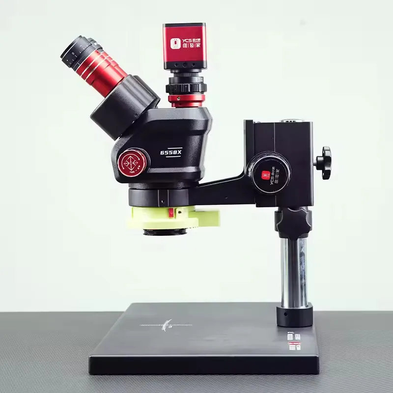 YCS LED 6565 Microscope Lamp 144 LED Adjustable Dimming Lamp Anti-Scratch Rubber Fill Light For Microscope Lighting Repair Tools