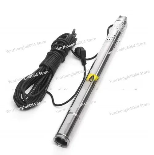 Deep Well Pump 50mm Stainless Steel Submersible 2 Inch Small Electric Well, Vertical Screw Pump 2QGD-220V/50Hz