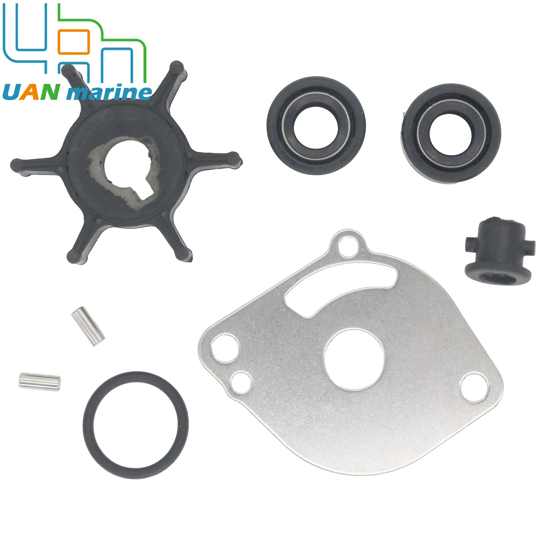 Compatible with Yamaha 2-Stroke 2HP Marine Outboard Engine Water Pump Impeller Service Parts Kit 6A1-W0078-02 6GD-W0078-00
