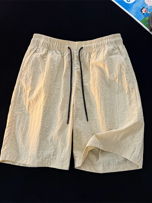 

Ice Silk Qui Dry Straight Leg ort Sports orts Summer Thin Loose Fit Casual Pants for Men And Women Hong Kong Sle