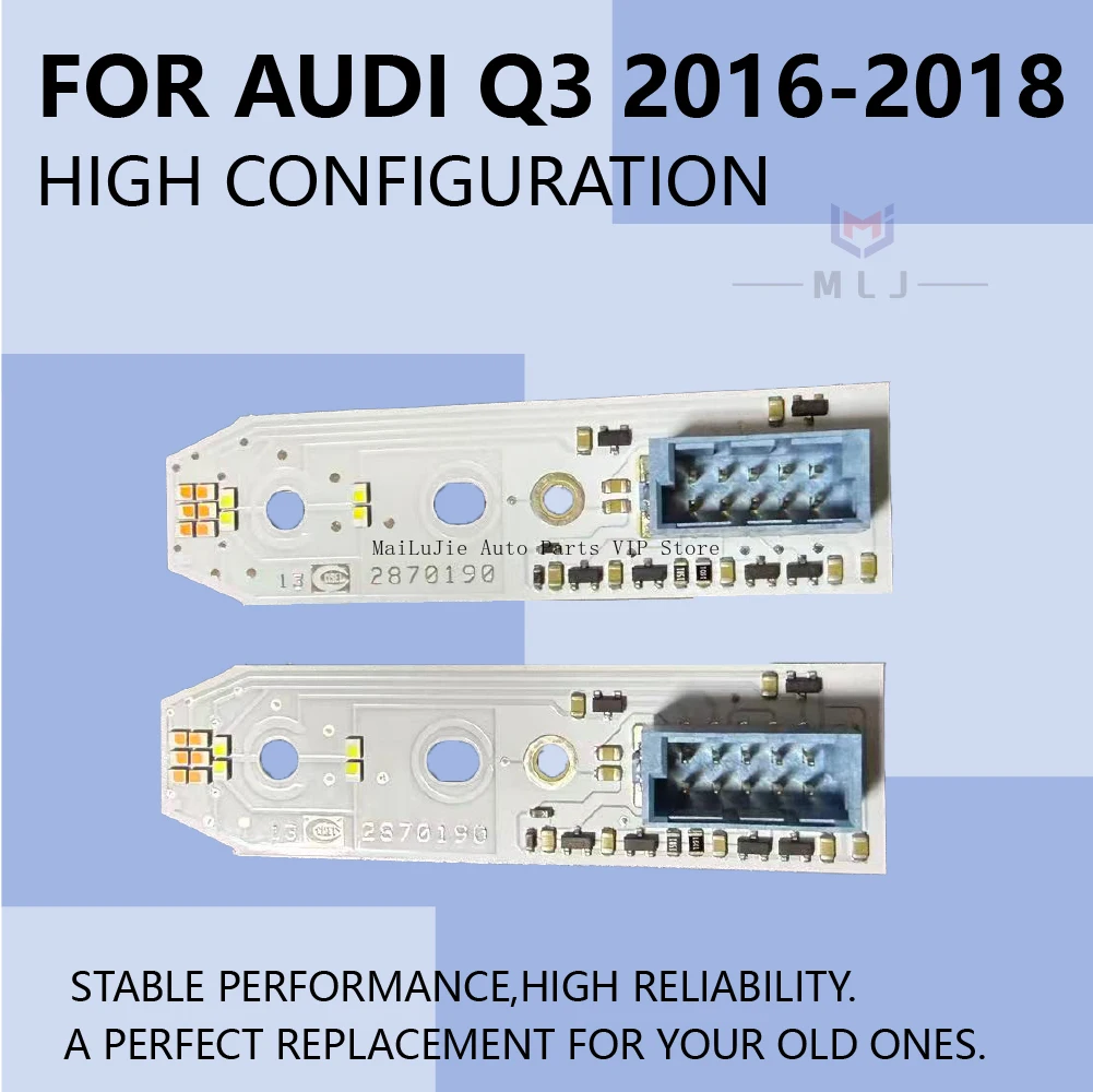 

Applicable to 2016-2018 models of all-new imported Audi Q3 high-configuration 8U0941475E white LED daytime running light board