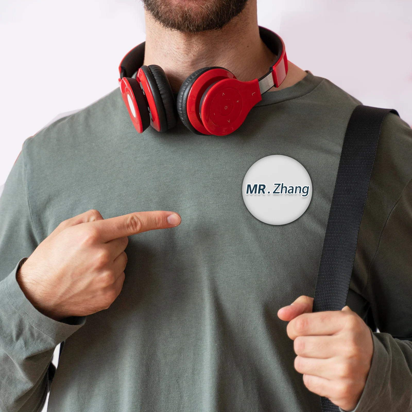 

30Pcs Personalized Sublimation Blank Name Badges Professional Work Pins Identification Business Events Business Name Tags