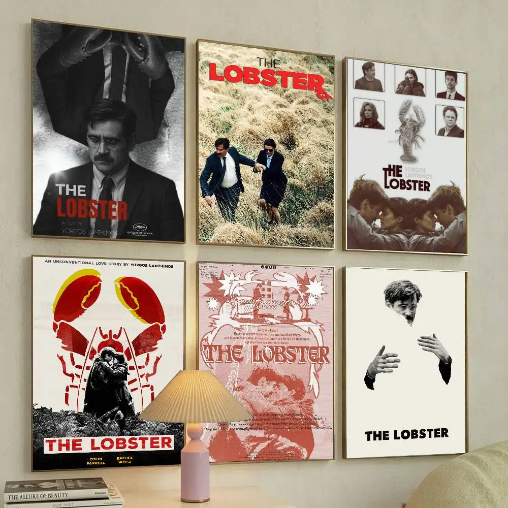 Violent Romance Film The L-Lobster Poster Art Sticky Wall Waterproof Home Living Room Bedroom Bar Aesthetic Decoration