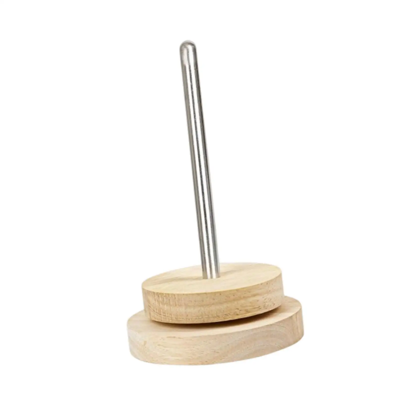 Crochet Yarn Organizer Wooden Spindle Holder for Knitting Thread Winding Storage Accessories for Handmade Crafts