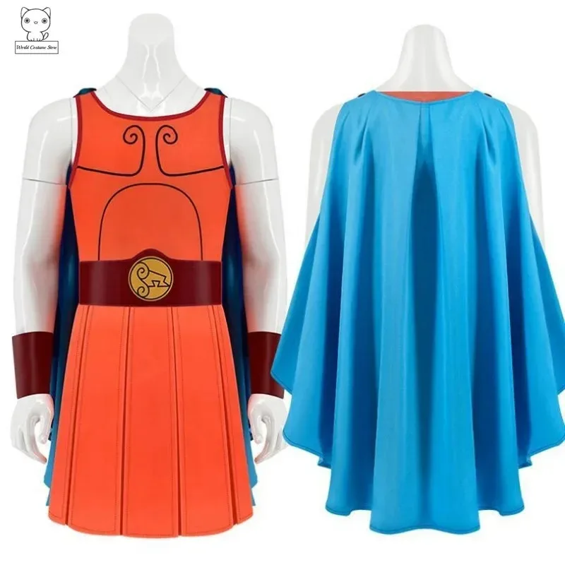 

Новый аниме Геркулес, карнавальный костюм, нарядное платье для взрослых и мужчин, плащ супергероя, накидка, униформа, Хэллоуин, карнавал, сценический сгусток