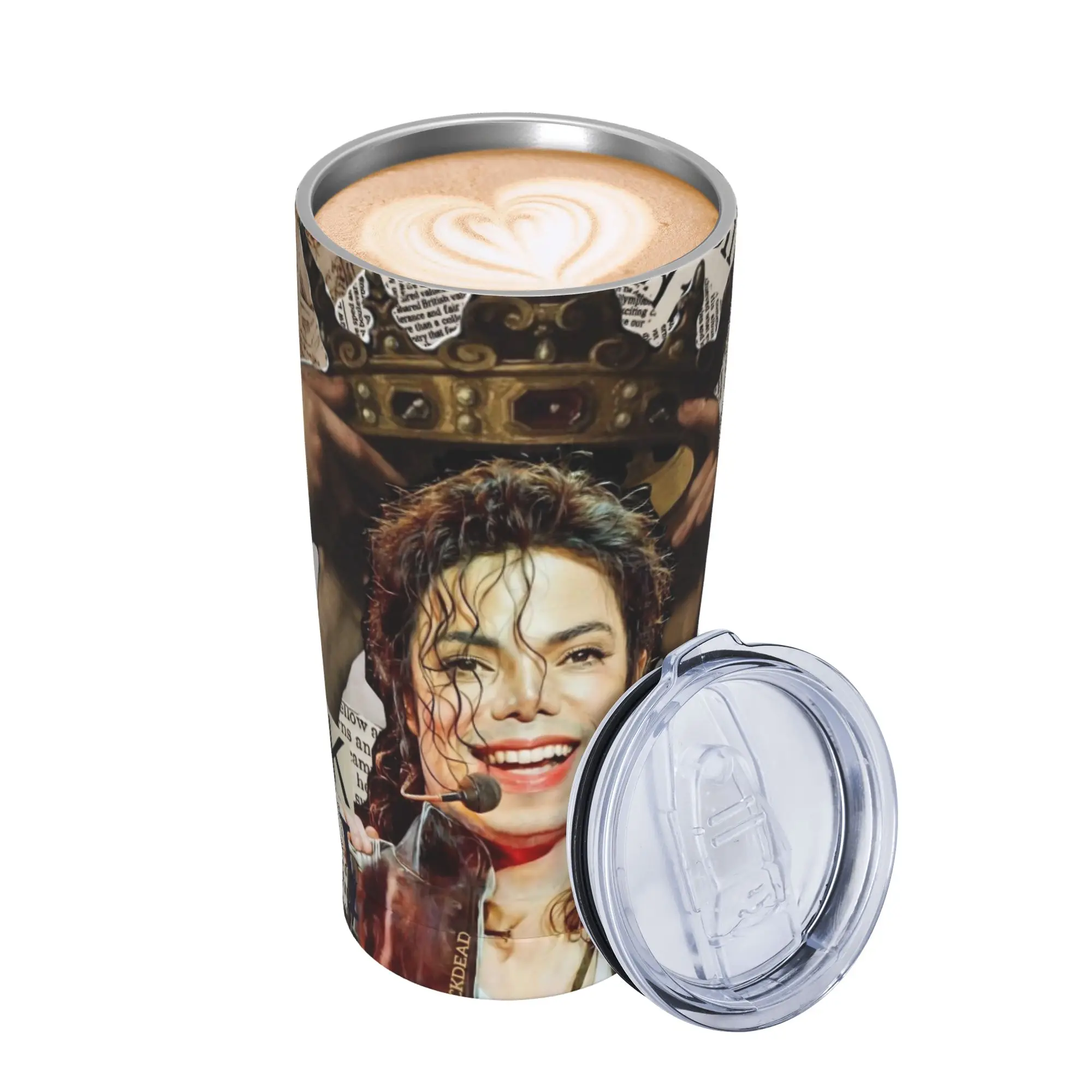 Singer Michael Jacksons MJ Tour 2026 Insulated Tumbler with Lid  Vacuum Thermal Mug Office Home Car Bottle Cups 20oz