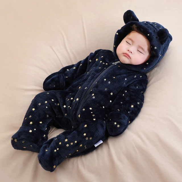 Newborn Baby Flannel Rompers Soft Warm Autumn Winter Bodysuit for Boys & Girls Cartoon Print Jumpsuit 0-19M Newborn Baby Clothes Newborn Baby Flannel Rompers Soft Warm Autumn Winter Bodysuit for Boys & Girls Cartoon Print Jumpsuit 0-19M Newborn Baby Clothes