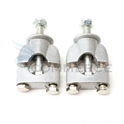 1 Pair 7/8' 22mm Motorcycle Handle Bar Riser Handlebar Clamp Back Move Mount Adapter Motorcycle Handlebar Universal
