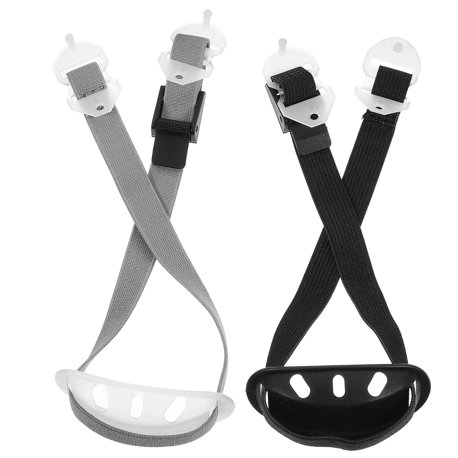 

2Pcs Universal Hard Hat Chin Strap Elastic Pe Material with Protective Chin Cup Comfortable Secure Fit for All Standard Helmets