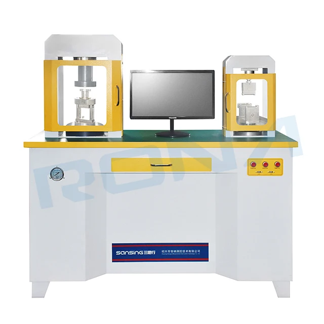 Computer Controlled Hydraulic Servo 300KN Cement Compression And Flexural Testing Machine