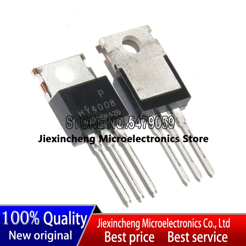 Transistor à canal N, HY4008P, HY4008, HY4008NA2P, TO-100, 200A, 80V, 220 Nouveau, Original, 10PCs-100% PCS/uno