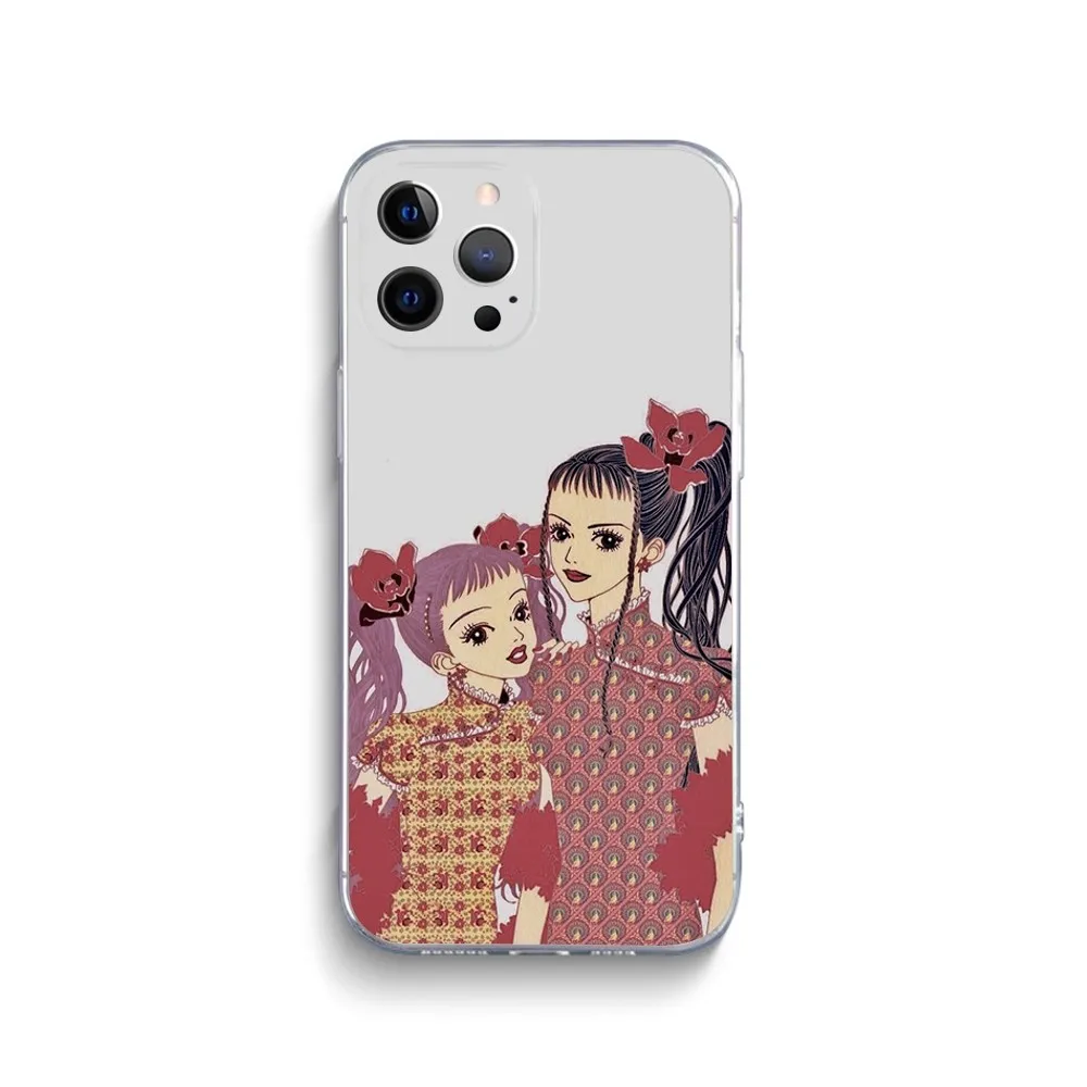 Paradise Kiss Miwako Phone Case For iPhone 15,14,13,12,11 Plus,Pro,Max,XR,XS,X,7,8 Plus,SE,Mini Transparent Silicone Soft