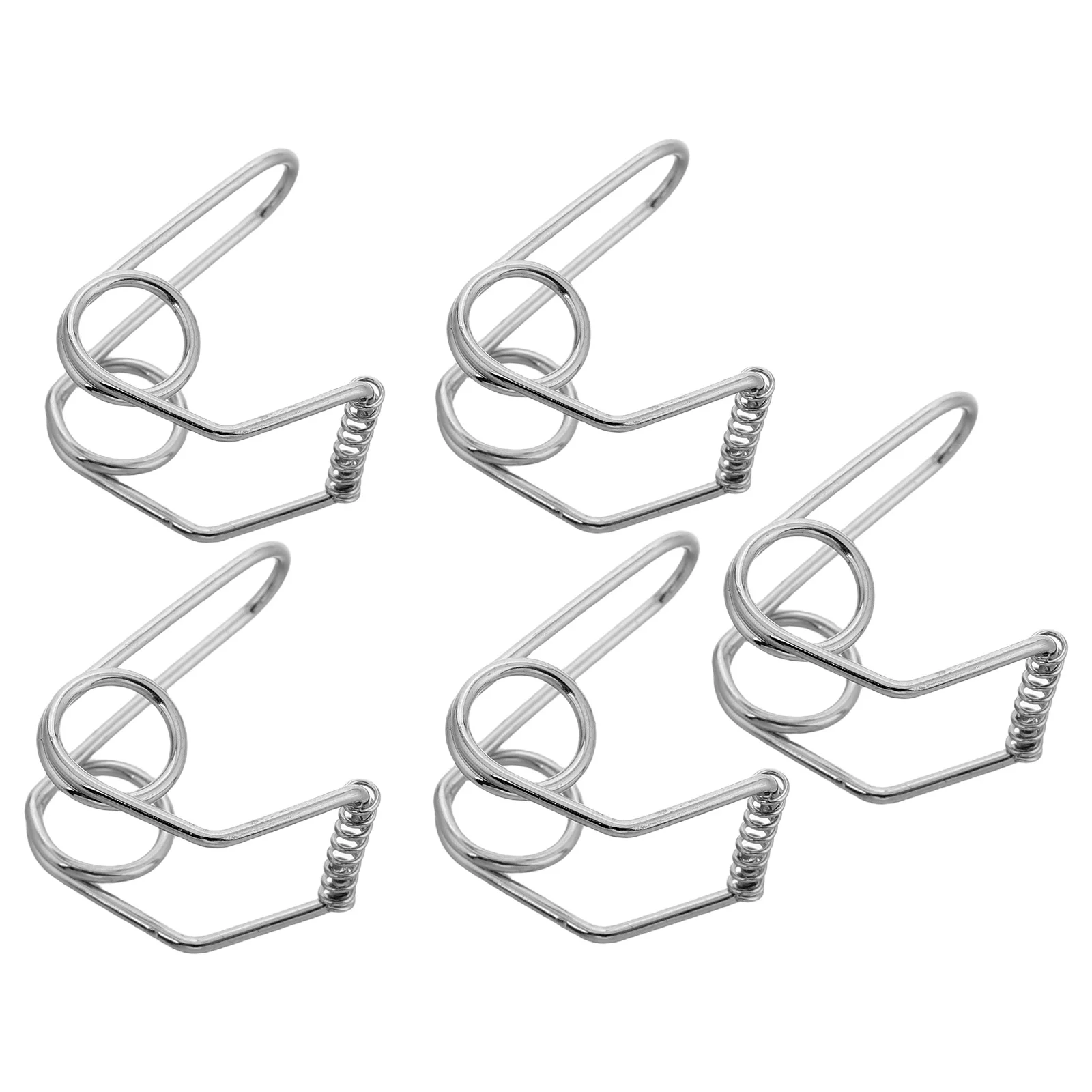 

5Pcs Trumpet Repair Tool Kit Brass Instrument Valve Parts Nickel Plated Spit Spring Water Key Maintenance Accessories