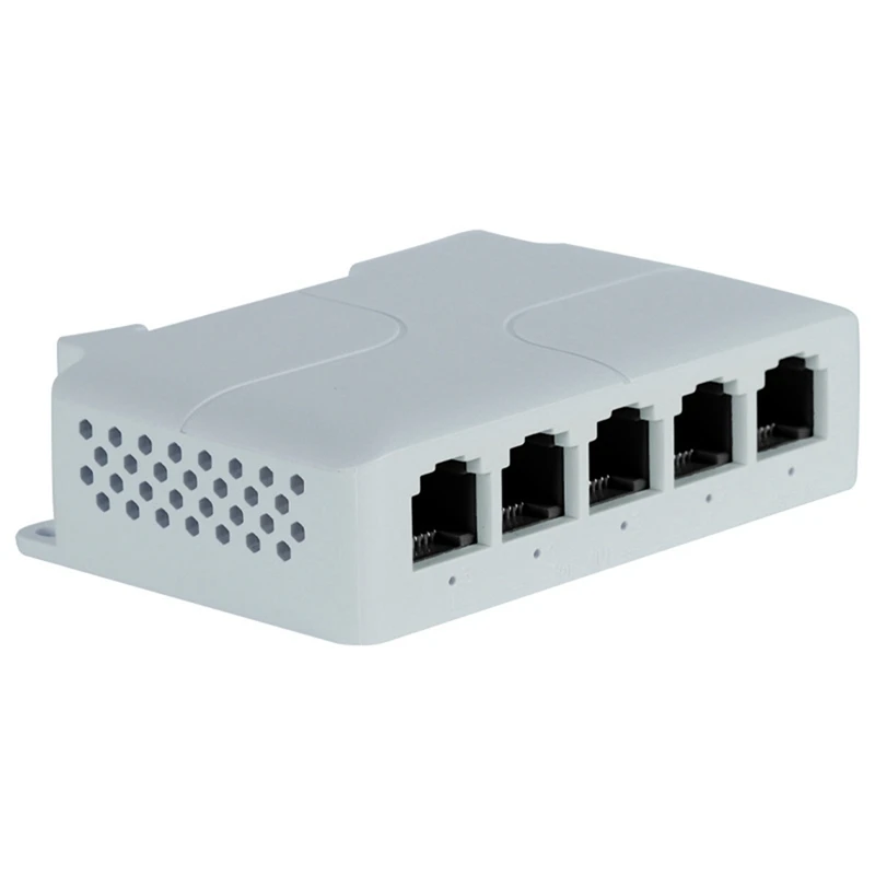 5 Port 10/100Mbps POE Extender 1 In 4 Out Network Switch Repeater Support IEEE802.3Af/At/Bt For Poe Switch NVR IPC