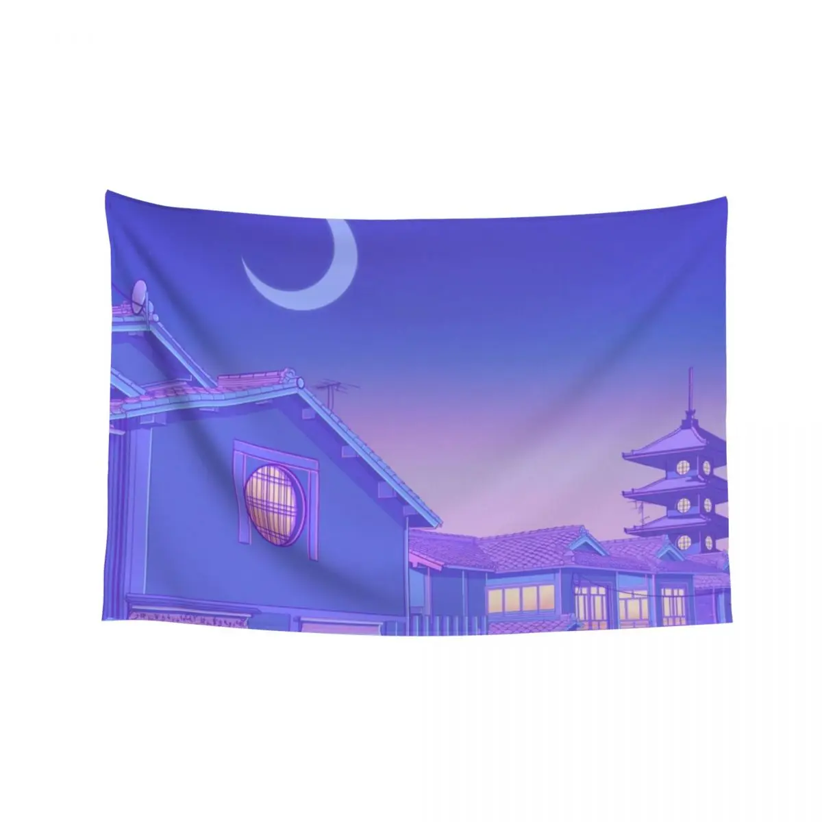 

Kyoto Twilight Tapestry Wall Decoration Decoration For Bedroom Room Decore Aesthetic Tapestry