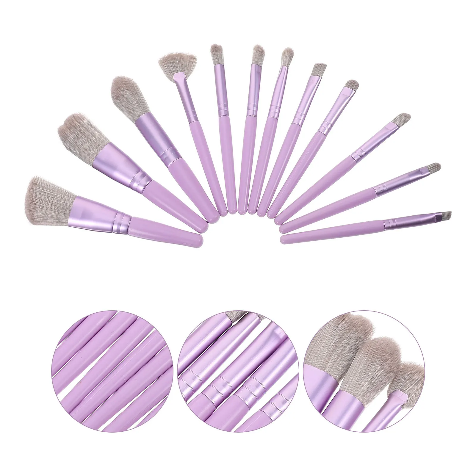 1 set 1 Set Makeup Brush Powder Blush Eyeshadow Lip Tools Travel Face Beauty Applicator For Women Girls