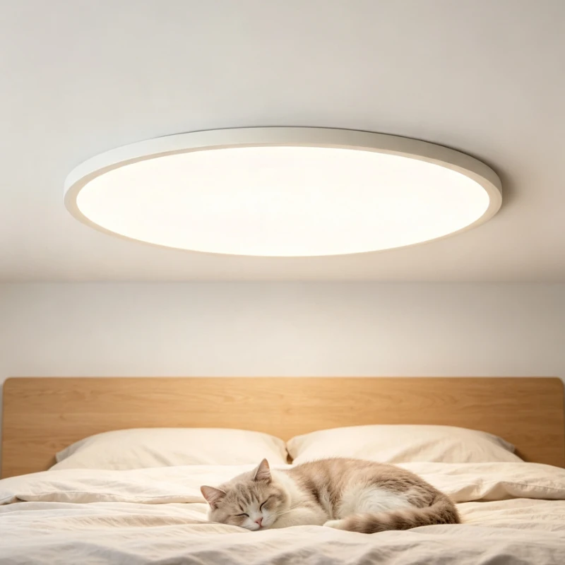Full spectrum 1.6CM ultra-thin seamless ceiling light minimalist living room room eye protection simple study bedroom light