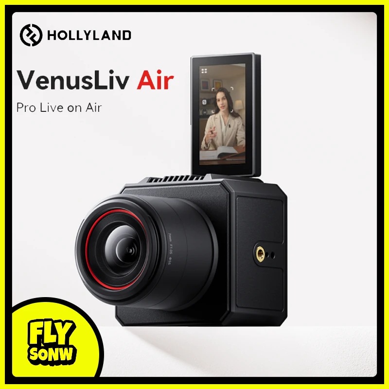 

Hollyland VenusLiv Air 4K 30FPS Live Streaming Camera | UVC & HDMI 2.0 Output for Video Recording & Live Broadcast