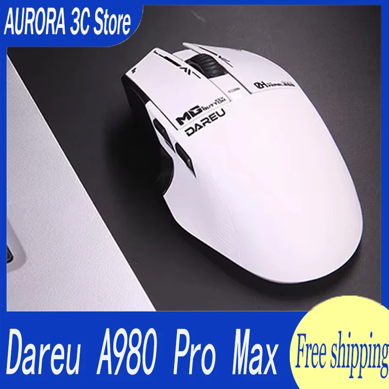 

Dareu A980 Pro Max Mouse 8Khz Paw3395 Bluetooth Wireless Mouse E-port Gamer Mice Lightweight 26000dpi Office Gaming Mice