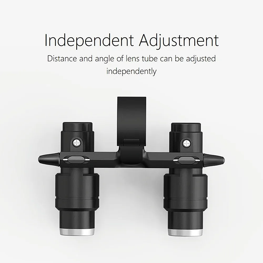 Imagem -03 - Lupa Dentária Binocular de Alta Potência com Cabeça Cabeça Montada Lupas para Operação Médica Cirurgia Estética 4x 5x 6x