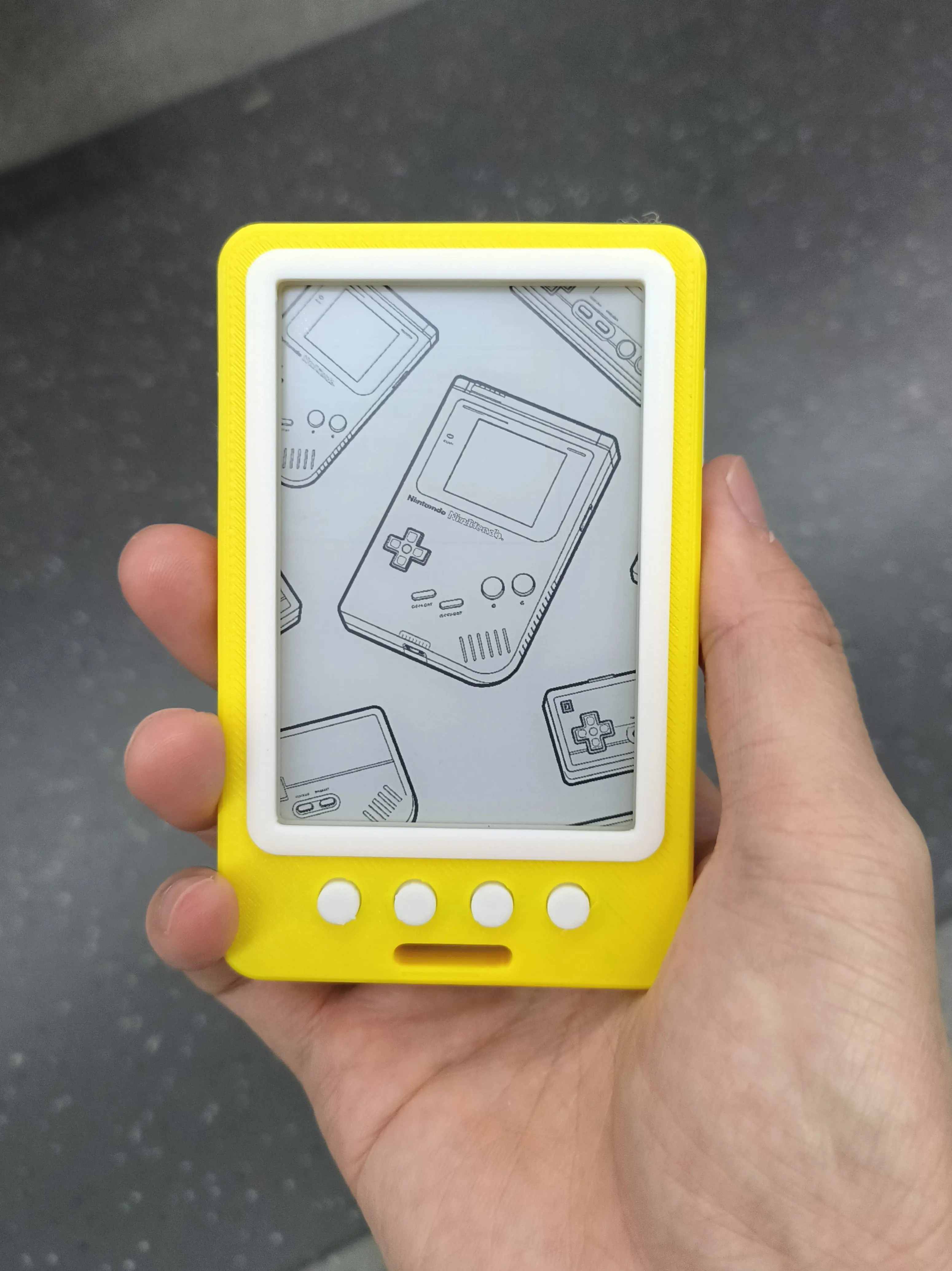 For XTEINK X4 X3 E-Ink Reader Protective Case Badge Shape Full