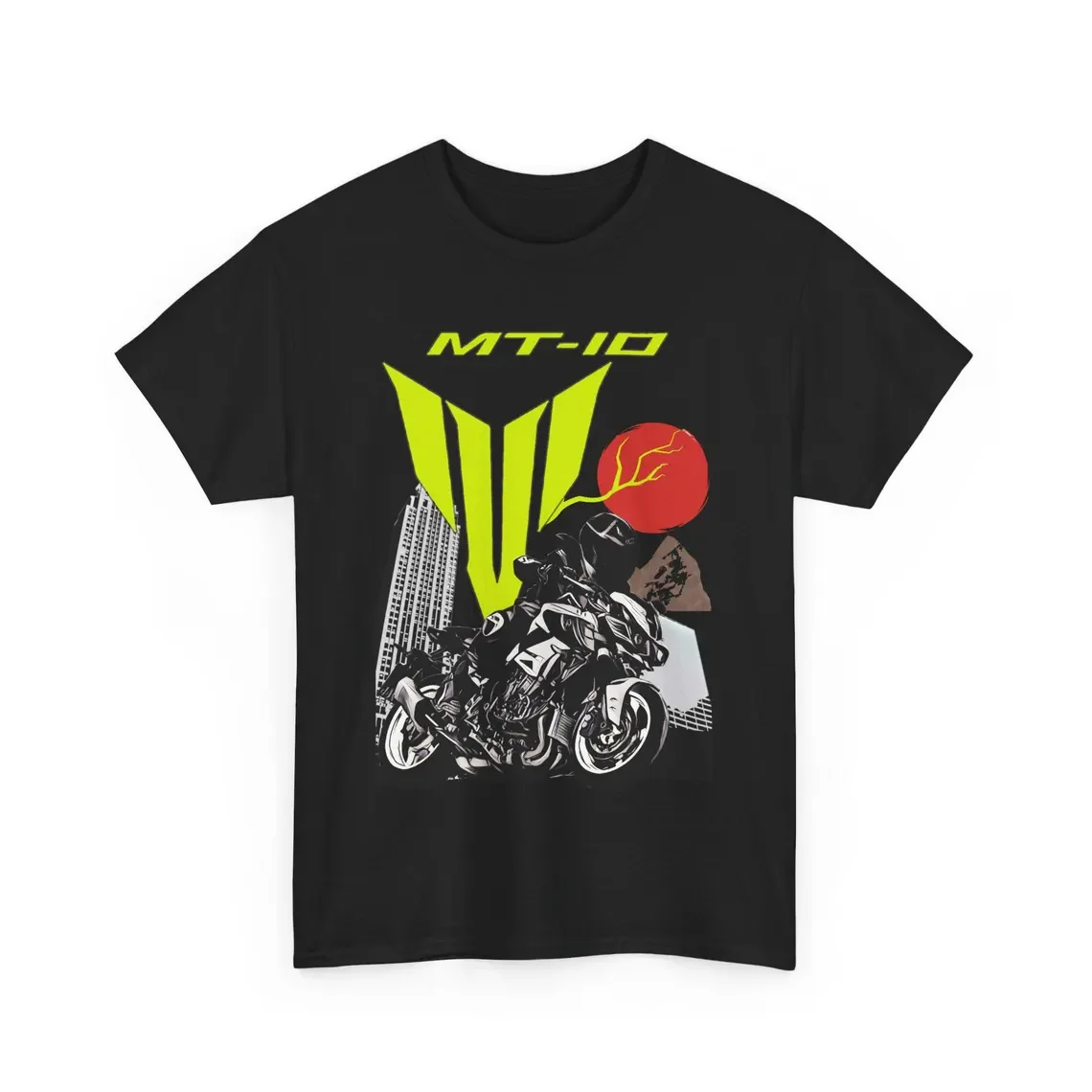 

MT-10 T Shirt The Crossplane Symphony Motorcycle Tee CP4 Engine Rider Graphic Top For Fans R1 Soul Naked Bike