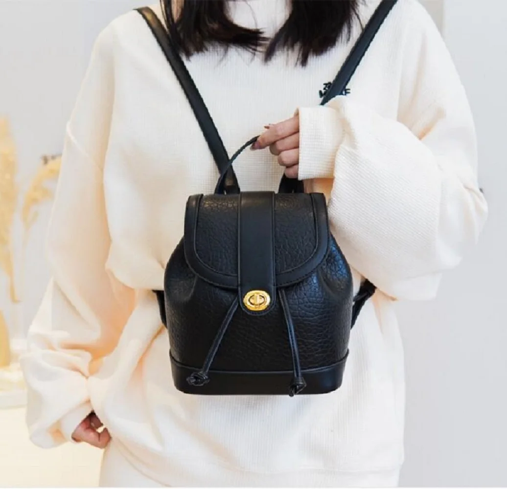 

Wholesale Women New Fashion Luxury Small Backpack High Quality Leather Shoulder Bags Casual Travel Crossbody Bucket Bag Totes