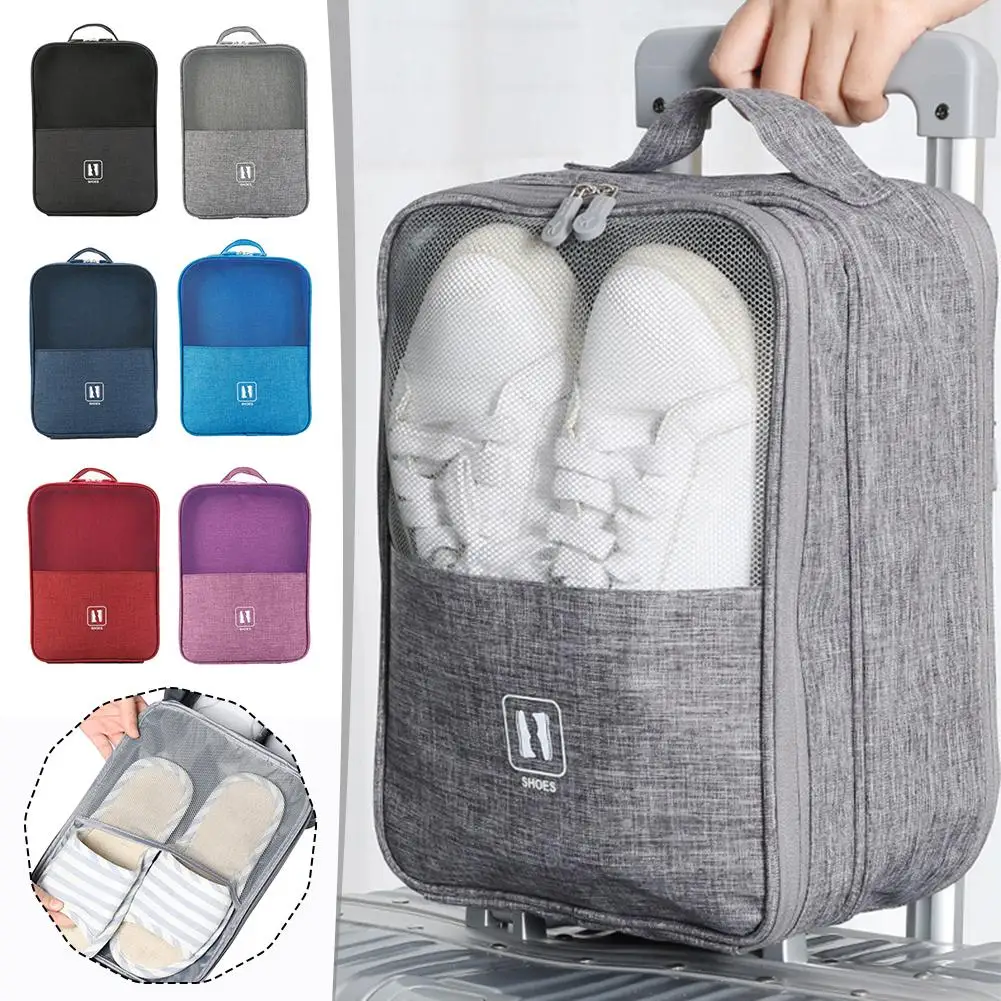 

Multifunctional Travel Shoe Storage Bag Practical Portable Shoe Multi-layer Cationic Hanging Bag Box Shoe Bag X2P2