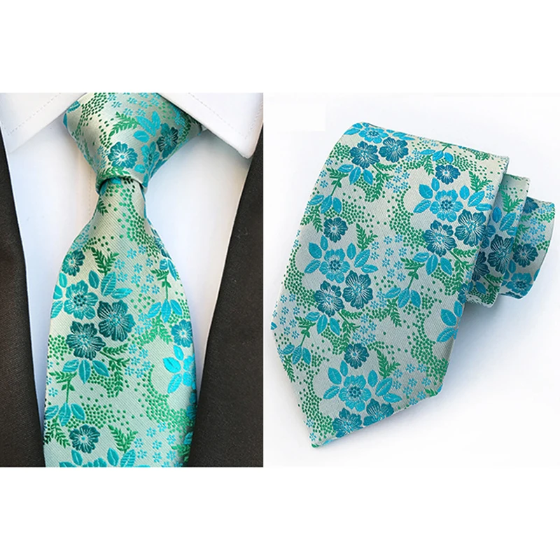 

Мужские галстуки с цветочным узором, жаккардовые роскошные свадебные галстуки для жениха