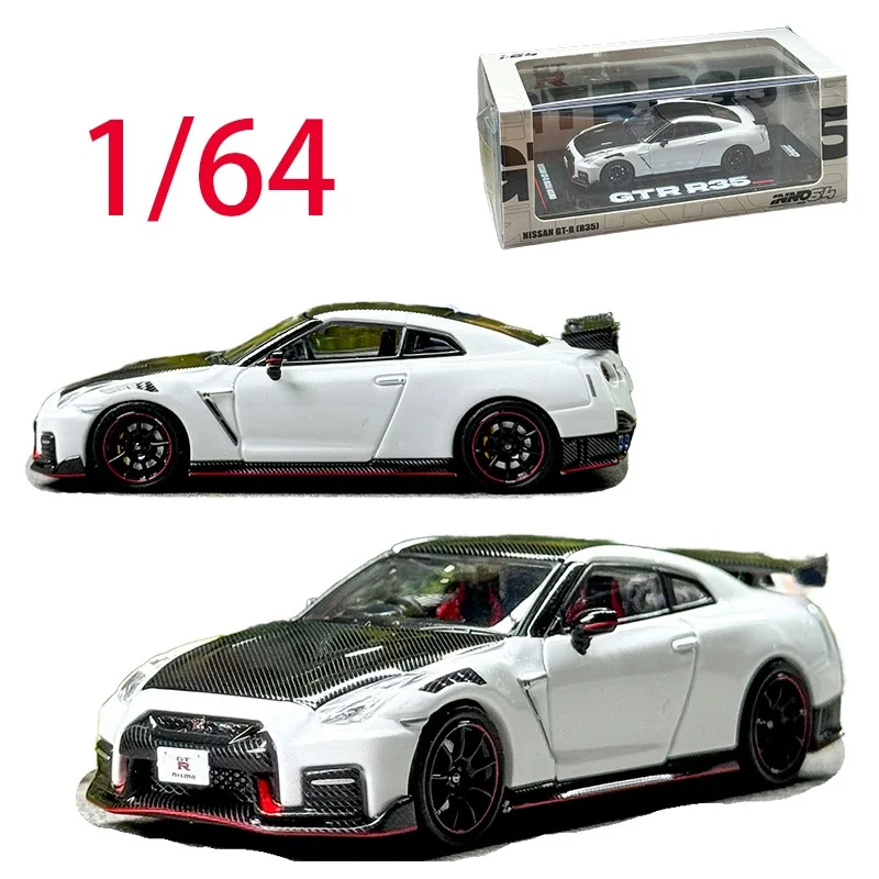 

INNO литой под давлением масштаб 1/64 модель автомобиля Nissan из сплава Nissan GTR R35 NISMO игровые транспортные средства игрушки для мальчиков оригинальная коллекция коробок