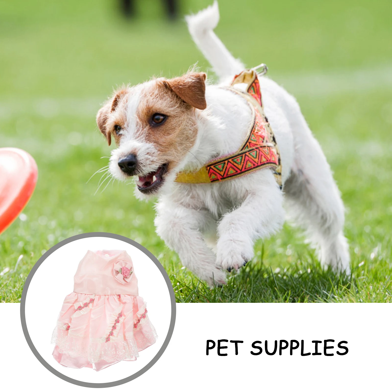 

Dog Lace Party Dog Skirt Party Skirt For Dogs Soft Comfortable Material Pet Clothes Satin Lovely Costumes