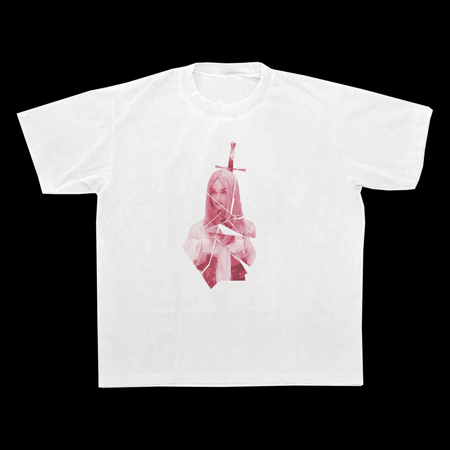 Poppy American Female Singer Graphic Men's Womens Cotton TShirt Streetwear Vintage Fashion Unisex Summer Casual Tee Clothing