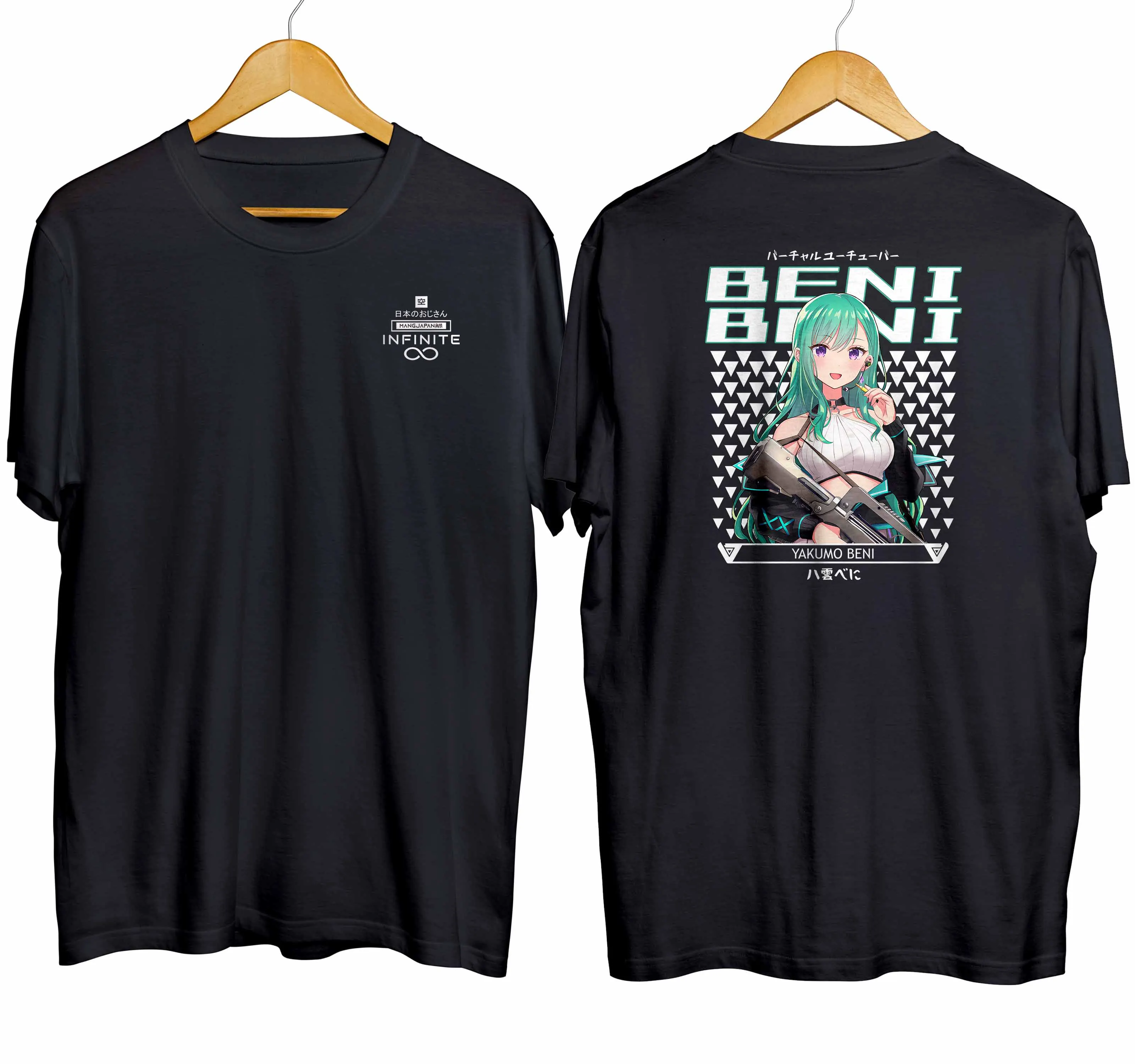 T-shirt distroanime vtuber YAKUMO BENI - VSPOT 100% combed 30s