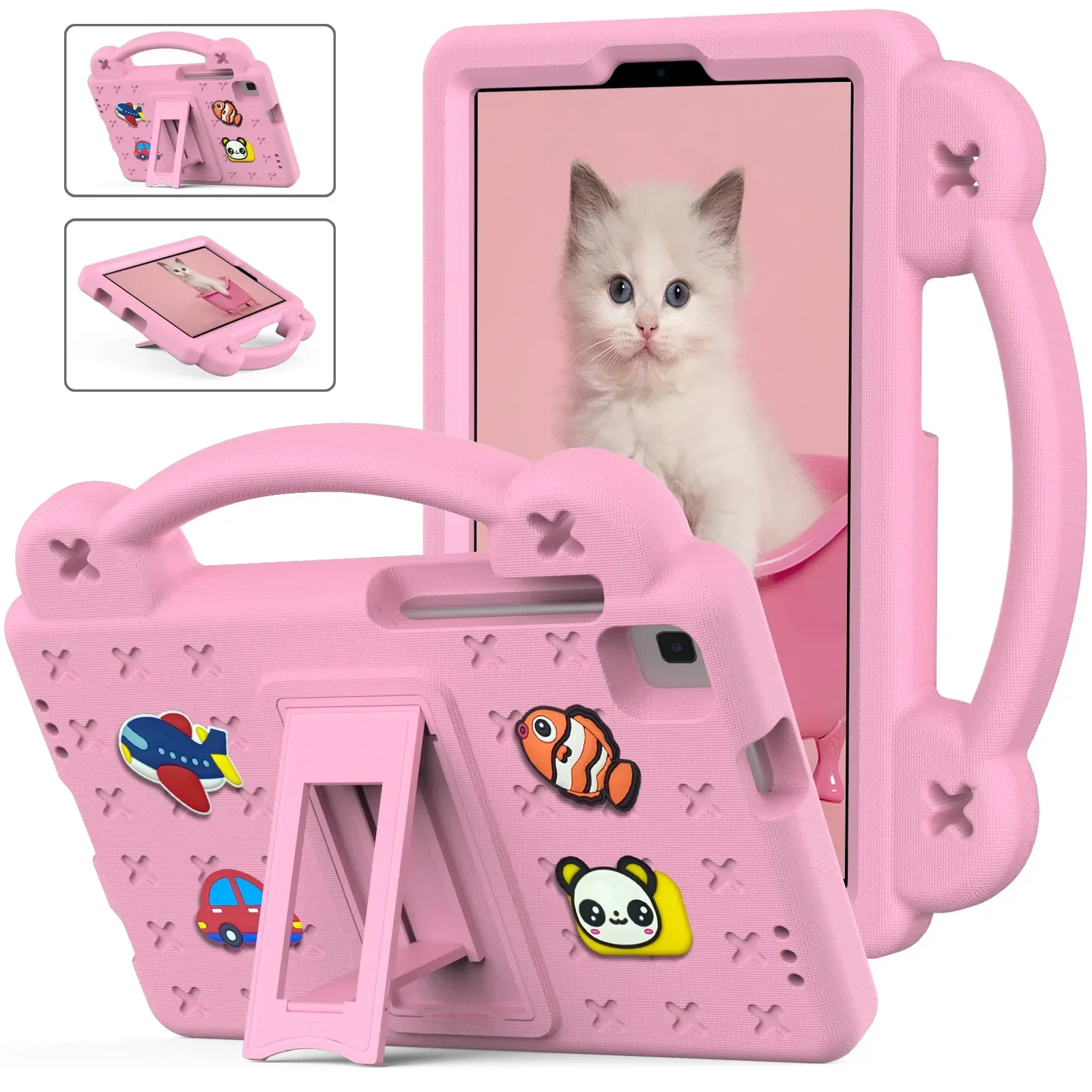 Kids Cute EVA Case For Huawei MatePad SE 10.1 2022 T10 T10 S T 10S T8 Cover For Honor Pad X8 Lite 7 X6 6 Tablet Capa Funda на honor x7 2022 грустный корги