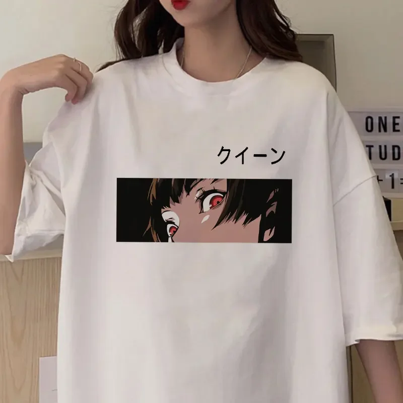 Japanese Cartoon Women T Shirt Anime Harajuku Zero Two Beautiful Girls Print Ulzzang Streetwear Loose Summer Tops Female T-shirt