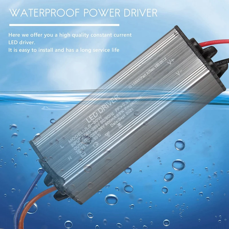 8X 30W LED Driver Constant Current Driver Power Supply Transformer Waterproof