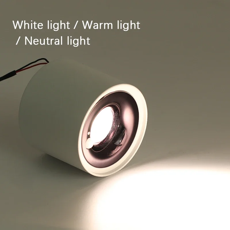 2 sztuki Led punktowe okrągłe światła COB korytarz Anti-glare Downlight światło punktowe oświetlają kryty okrągły reflektor Led typu Downlight kuchni