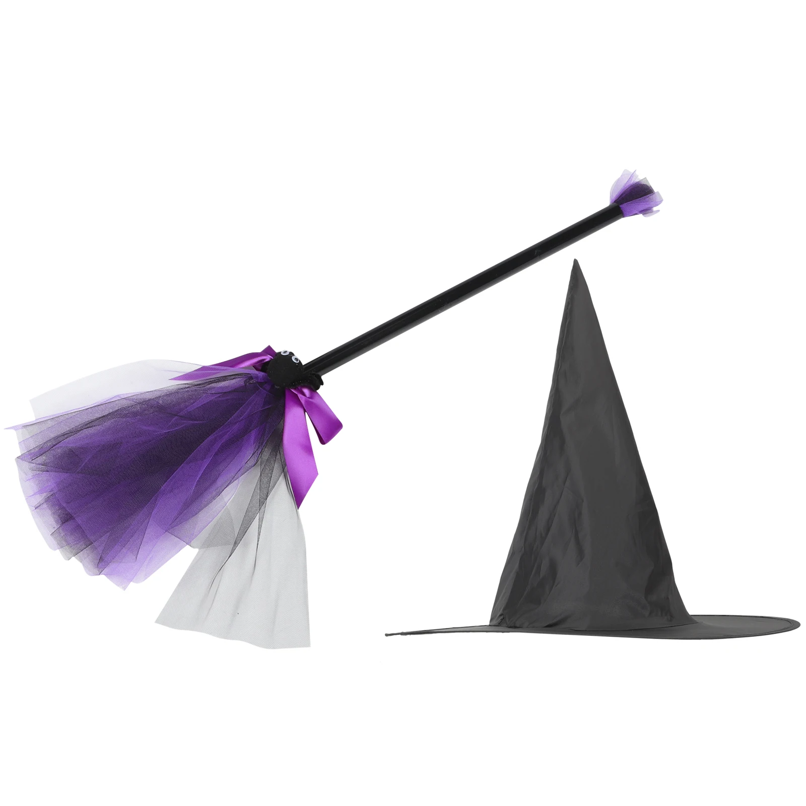 

Hat Broom Set Halloween Broomstick s Party Hats and Accessories Costume