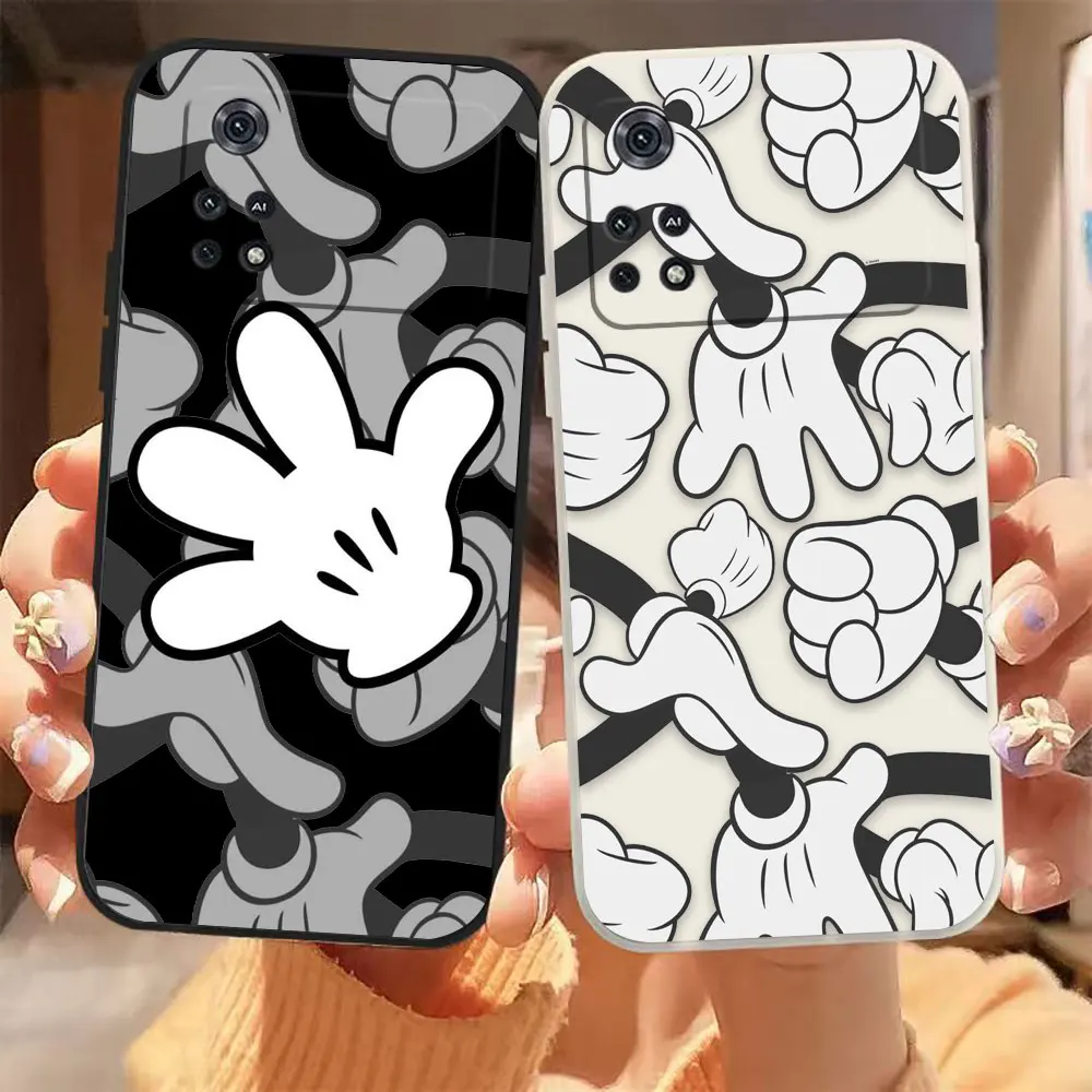 

Mickey Minnie Abstract Painting Phone Case For Xiaomi POCO F3 F4 F5 M2 M3 M4 M5 X2 X3 X4 X5 GT Pro 4G 5G Case Funda Shell Capa