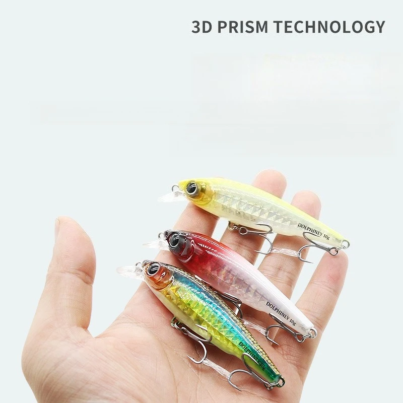 1 Stück Schwimmender Bleistiftköder, Oberflächenköder 10g, 9,1cm Jigging Bio-Mimetischer Köder für Weitwurf-Angeln Praktisches Angelzubehör – Detail 3