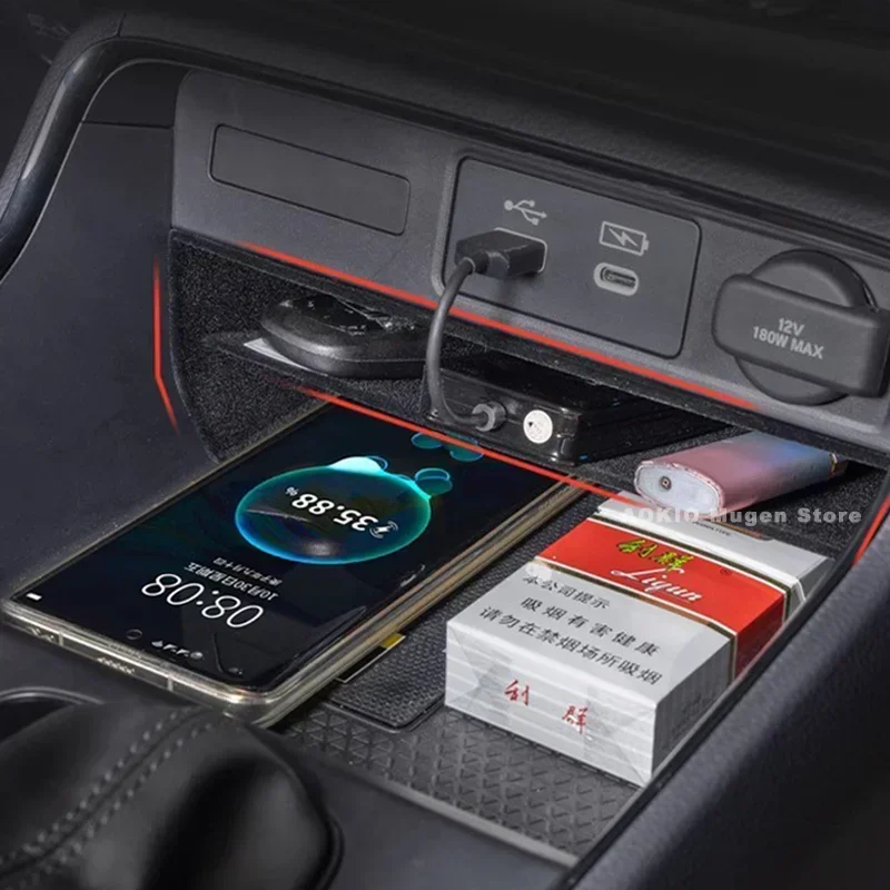 

ABS Center Console Storage Box Organizer Container Holder Tray Accessories for Honda 6th CRV CR-V Accessories 2023