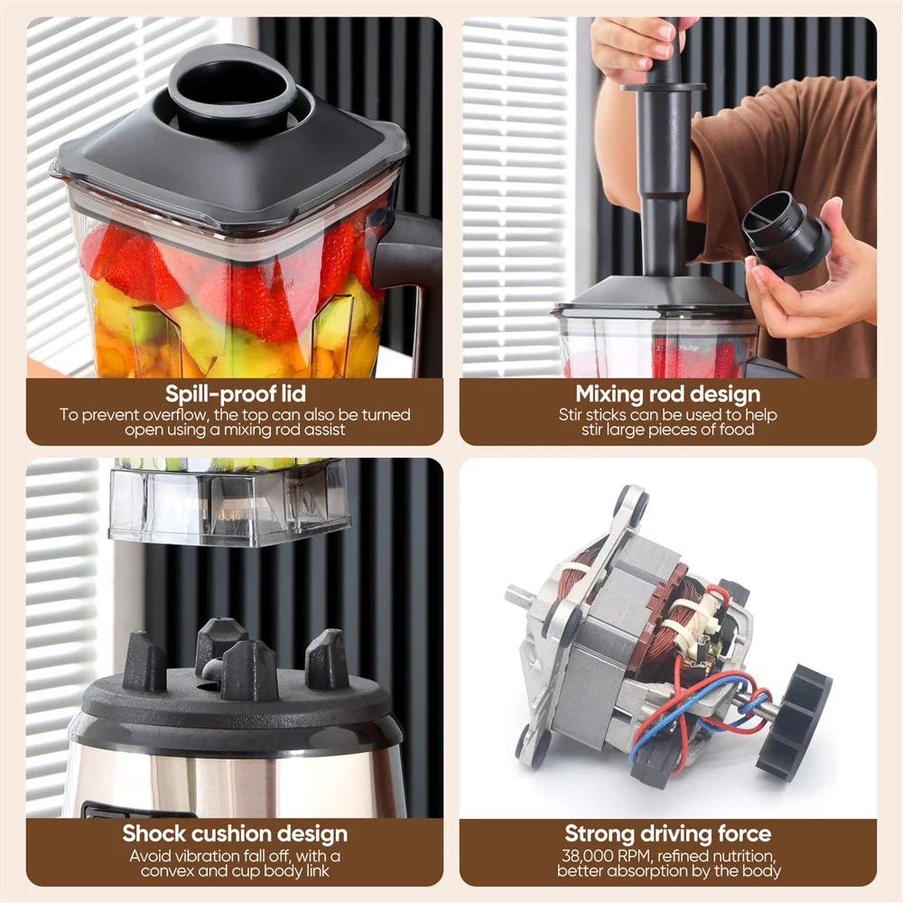 220v-3l 6 in 1 Mixer Edelstahl große Kapazität schneiden Gemüse und zerkleinert Eisbrecher Salats chl eifer Fleischwolf Entsafter