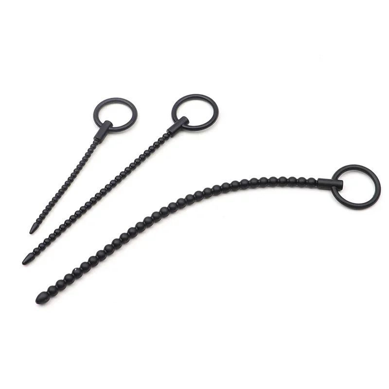 منتجات جنسية لينة سيليكون القضيب محفز موسع مجرى البول السبر قضيب القسطرة الحصان العين عصا الجنس لعب للذكور Bdsm التوصيل