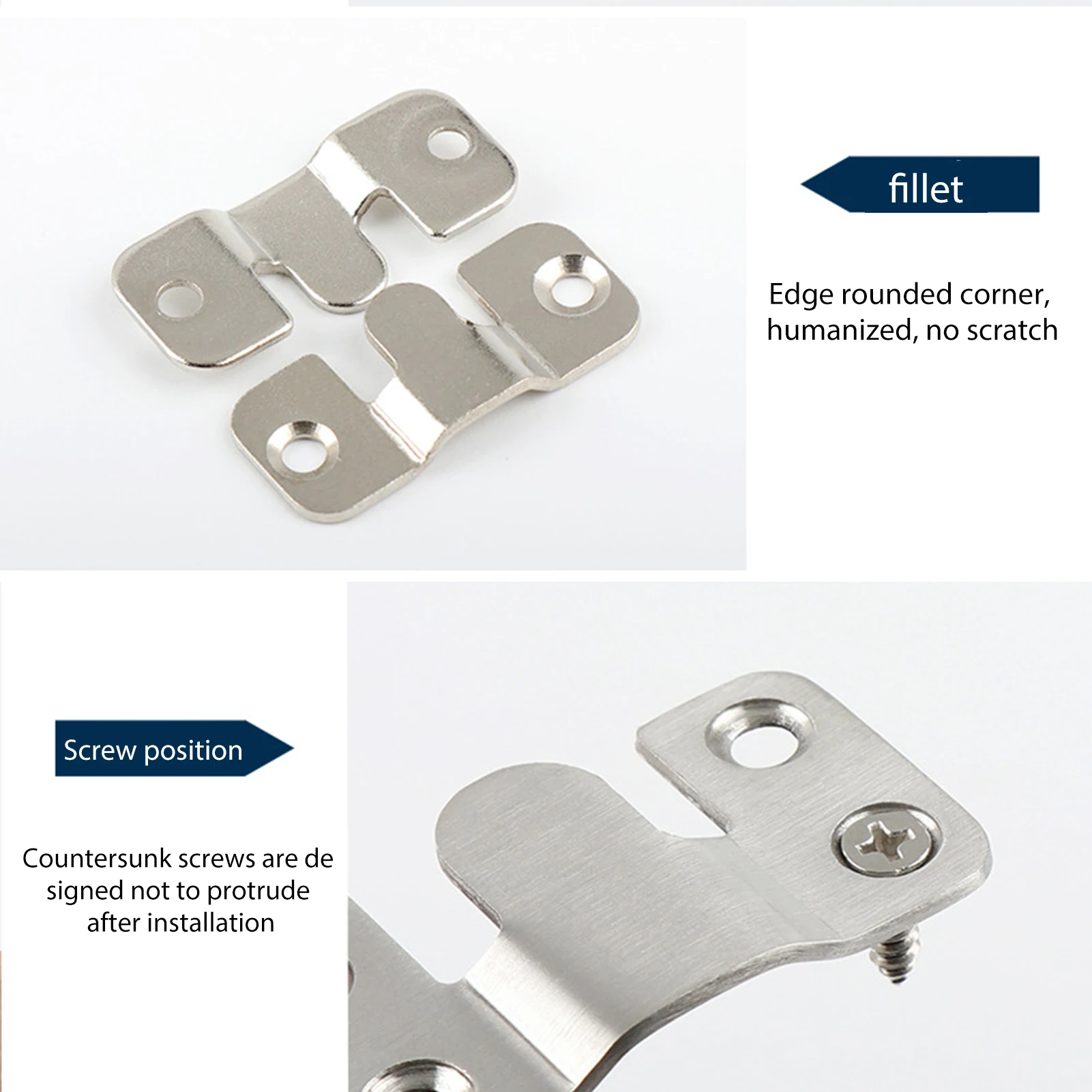 Tranh Khung Móc Treo Dày Chắc Chắn Z Kẹp Treo Hình Phần Cứng Phụ Kiện Treo Tường Dầu Ảnh Gương