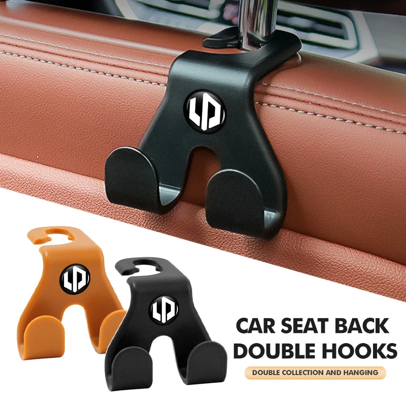 Para Leapmotor 1/2 Peças Gancho Organizador de Encosto de Cabeça para Carro Acessórios de Estilo Automotivo C01 C11 T03 S01 C11 Reev 2022 2023 2021