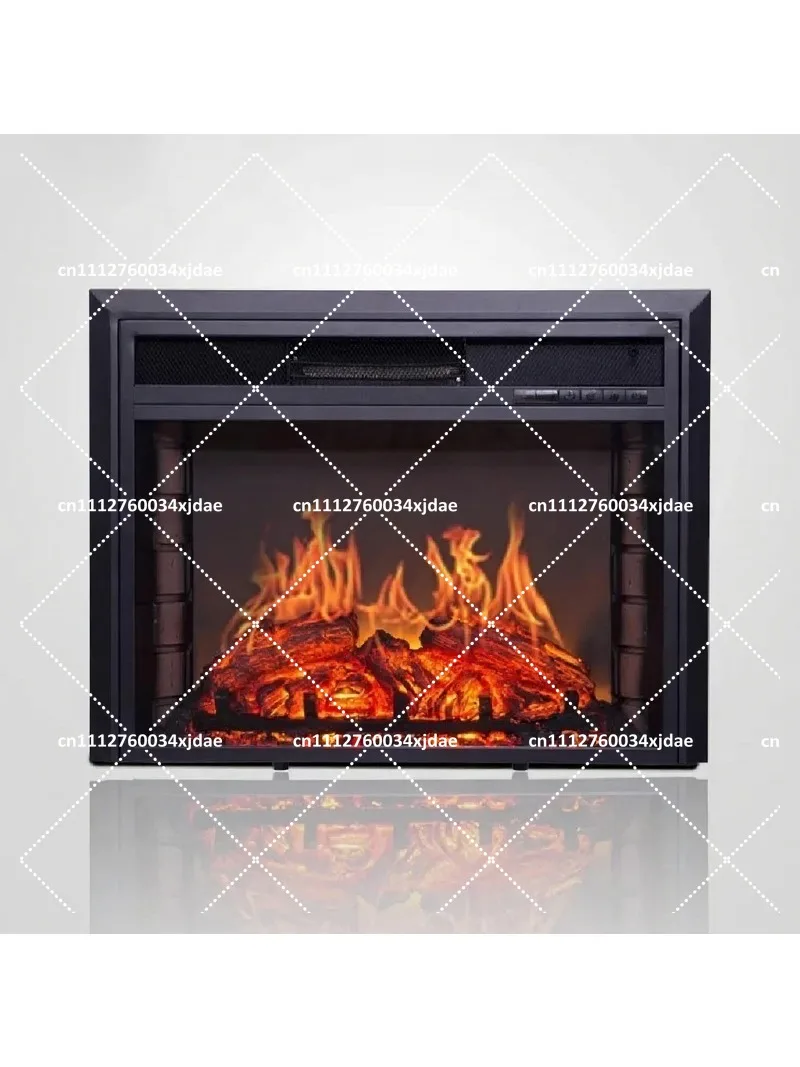 Simulated Flame Electric Fireplace – Decorative Indoor Heater with Realistic Flickering Effect