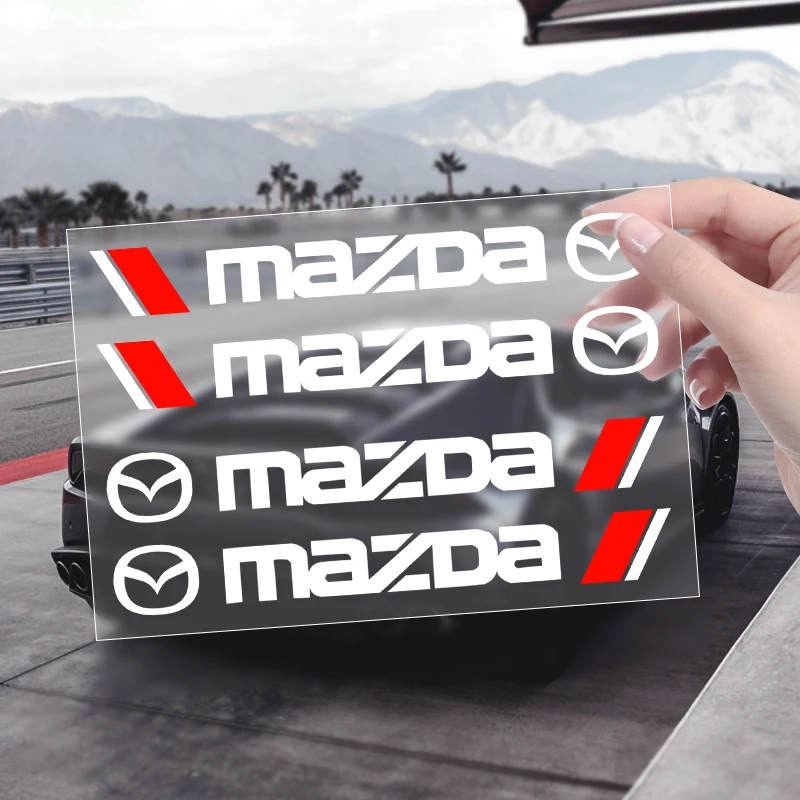 

4PCS Car Styling Door Handle Decoration Stickers Decals For Mazda 3 Alexa CX4 CX5 CX8 CX-5 CX-3 Atenza Demio MPS